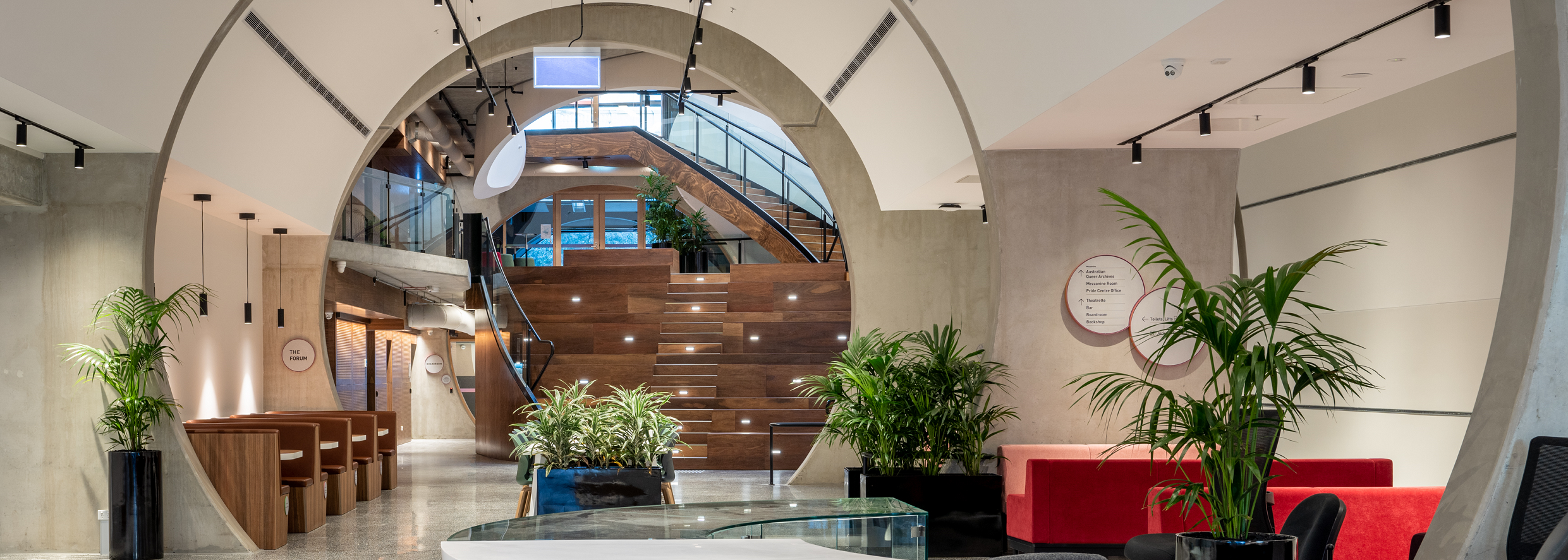 Lobby of Pride Centre